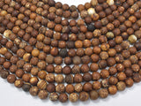 Crackle Tibetan Agate, 7.8mm Round Beads-Gems: Round & Faceted-BeadBeyond