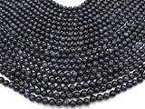 Blue Tiger Eye, 6mm (6.5mm) Round Beads-Gems: Round & Faceted-BeadBeyond
