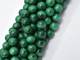 Natural Malachite, 10mm Round Beads-Gems: Round & Faceted-BeadBeyond