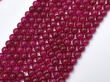 Jade Beads-Ruby, 6mm (6.4mm) Round Beads-Gems: Round & Faceted-BeadBeyond