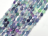 Fluorite Beads, Approx. 6x8mm Nugget Beads, 15.5 Inch-BeadBeyond