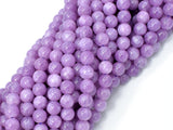 Malaysia Jade Beads- Lilac, 6mm (6.4mm) Round Beads-Gems: Round & Faceted-BeadBeyond