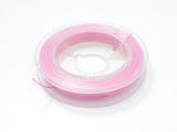 2Rolls Pink Stretch Elastic Beading Cord, 0.5mm, 2 Rolls-20 Meters-Metal Findings & Charms-BeadBeyond