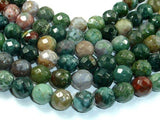 Indian Agate, 12mm Faceted Round-Gems: Round & Faceted-BeadBeyond