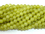 Olive Jade Beads, 6mm Round Beads-Gems: Round & Faceted-BeadBeyond