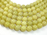 Olive Jade Beads, 12mm Round Beads-Gems: Round & Faceted-BeadBeyond