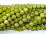 Olive Jade Beads, 8mm Round Beads-Gems: Round & Faceted-BeadBeyond