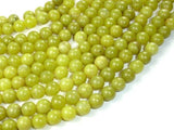 Olive Jade Beads, 8mm Round Beads-Gems: Round & Faceted-BeadBeyond