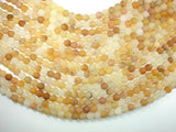 Matte Yellow Jade, 8mm Round Beads-Gems: Round & Faceted-BeadBeyond