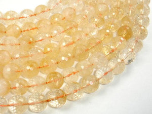 Genuine Citrine Beads, 12mm Faceted Round Beads-Gems: Round & Faceted-BeadBeyond