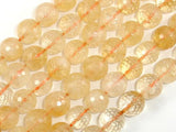 Genuine Citrine Beads, 12mm Faceted Round Beads-Gems: Round & Faceted-BeadBeyond