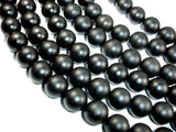 Matte Black Stone, 20mm Round Beads-Gems: Round & Faceted-BeadBeyond