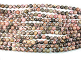 Rhodonite, 12mm Round Beads-Gems: Round & Faceted-BeadBeyond