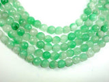 Dyed Jade Beads, Green, 10mm, Faceted Round-Gems: Round & Faceted-BeadBeyond