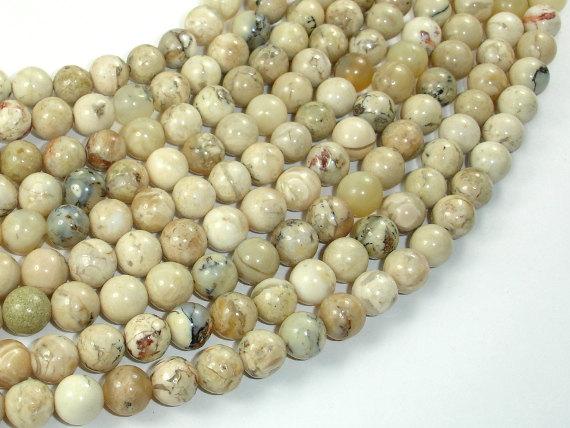 African Opal, 8mm (8.3mm) Round Beads, 15.5 Inch, Full strand-Gems: Round & Faceted-BeadBeyond