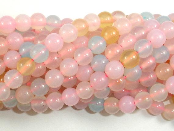 Agate Beads, 6mm(6.5mm) Round Beads-Gems: Round & Faceted-BeadBeyond