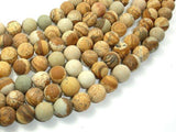 Matte Picture Jasper Beads Round, 10mm-Gems: Round & Faceted-BeadBeyond