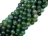 Moss Agate Beads, 8mm, Green, Round Beads-Gems: Round & Faceted-BeadBeyond