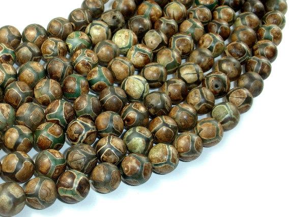 Tibetan Agate Beads, 10mm Round Beads-Agate: Round & Faceted-BeadBeyond