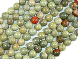 Silver Leaf Jasper Beads, 8mm Round Beads-Gems: Round & Faceted-BeadBeyond