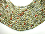Silver Leaf Jasper Beads, 8mm Round Beads-Gems: Round & Faceted-BeadBeyond