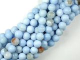 Light Blue Agate Beads, 8mm Round Beads-Gems: Round & Faceted-BeadBeyond