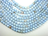 Light Blue Agate Beads, 8mm Round Beads-Gems: Round & Faceted-BeadBeyond