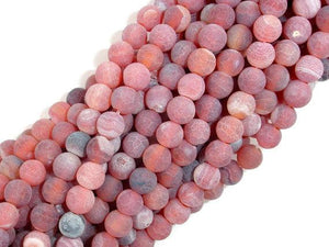 Frosted Matte Agate, 6mm Round Beads-Agate: Round & Faceted-BeadBeyond