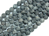 Matte Black Labradorite Beads, Matte Larvikite, 10mm Round-Gems: Round & Faceted-BeadBeyond