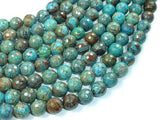 Blue Calsilica Jasper Beads, 10mm Faceted Round Beads-Gems: Round & Faceted-BeadBeyond
