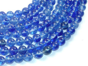 Blueberry Quartz, 10mm Round bead-Gems: Round & Faceted-BeadBeyond