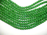 Green Lava Beads, Round, 8mm-Gems: Round & Faceted-BeadBeyond
