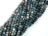 Rain Flower Stone, Gray, 4mm Round Beads-Gems: Round & Faceted-BeadBeyond