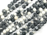 Matte Zebra Jasper Beads, 6mm Round Beads-Gems: Round & Faceted-BeadBeyond