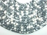 Matte Zebra Jasper Beads, 8mm, Round Beads-Gems: Round & Faceted-BeadBeyond
