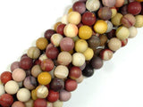Matte Mookaite Beads, 8mm Round Beads-Gems: Round & Faceted-BeadBeyond