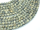 Matte Dalmation Jasper Beads, 6mm Round Beads-Gems: Round & Faceted-BeadBeyond