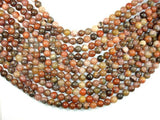 Orange River Jasper, 8mm Round Beads-Gems: Round & Faceted-BeadBeyond