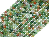 Indian Agate Beads, Fancy Jasper Beads, 4mm Faceted Round Beads-Gems: Round & Faceted-BeadBeyond