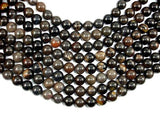 Petrified Wood Jasper, 12mm Round Beads-Gems: Round & Faceted-BeadBeyond