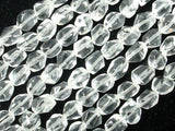 Clear Quartz, (7-8) mm x (9-10) mm Faceted Nugget Beads-Gems: Round & Faceted-BeadBeyond