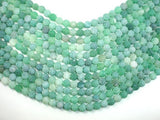 Frosted Matte Agate - Green, 8mm Round Beads, 14.5 Inch, Full strand-Agate: Round & Faceted-BeadBeyond