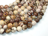 Brown Zebra Jasper Beads, 12mm Round Beads-Gems: Round & Faceted-BeadBeyond