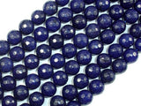 Dark Blue Jade Beads, 10mm Faceted Round Beads-Gems: Round & Faceted-BeadBeyond