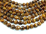 Tiger Eye Beads, 10mm Faceted Round-Gems: Round & Faceted-BeadBeyond