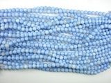 Light Blue Agate Beads, 6mm Round Beads-Agate: Round & Faceted-BeadBeyond