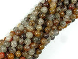 Lodolite Quartz, 6mm Round Beads-Gems: Round & Faceted-BeadBeyond
