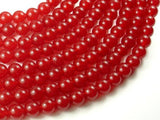 Red Jade Beads, 10mm Round Beads-Gems: Round & Faceted-BeadBeyond