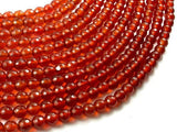 Carnelian Beads, 6mm Faceted Round Beads-Gems: Round & Faceted-BeadBeyond