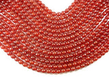 Carnelian Beads, 8mm, Red, Faceted Round Beads-Gems: Round & Faceted-BeadBeyond